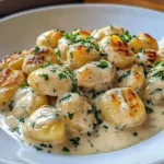 Millionaire Gnocchi with Creamy Sauce