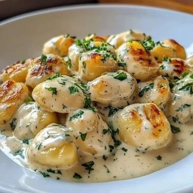 Millionaire Gnocchi with Creamy Sauce