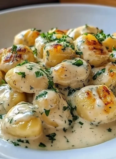 Millionaire Gnocchi with Creamy Sauce