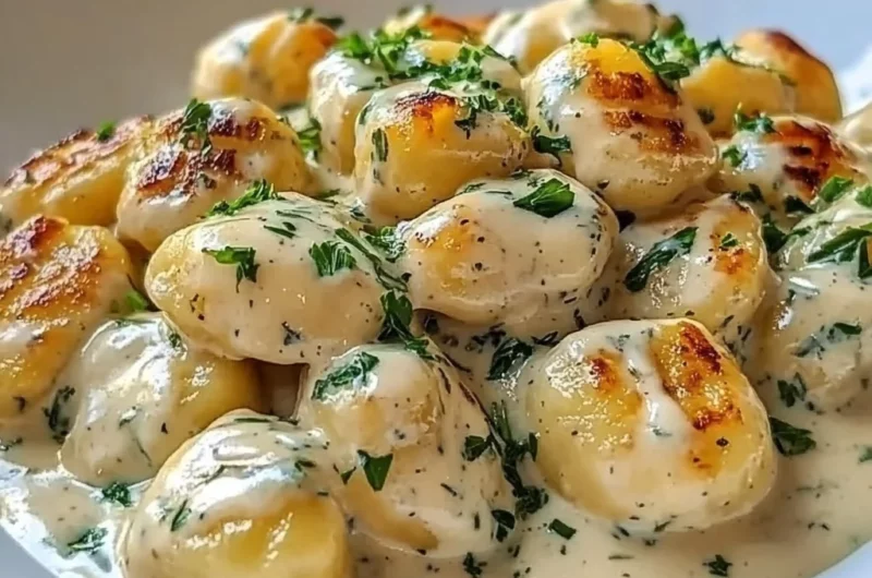 Millionaire Gnocchi with Creamy Sauce
