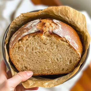 No-Knead Whole Wheat Bread