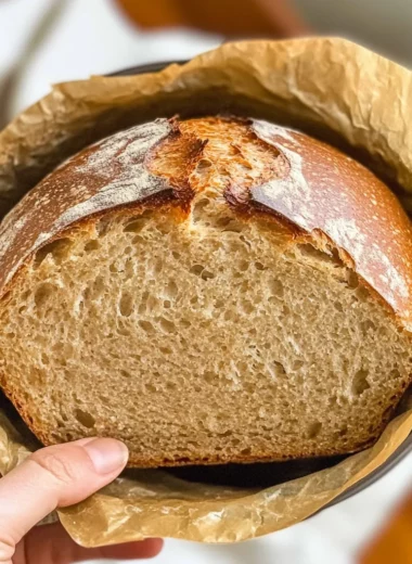 No-Knead Whole Wheat Bread