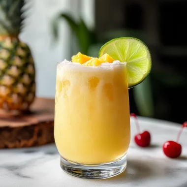Non Alcoholic Piña Colada Punch
