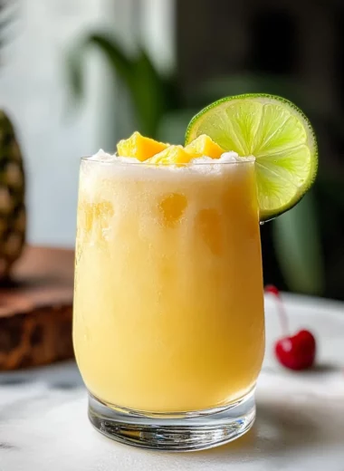 Non Alcoholic Piña Colada Punch