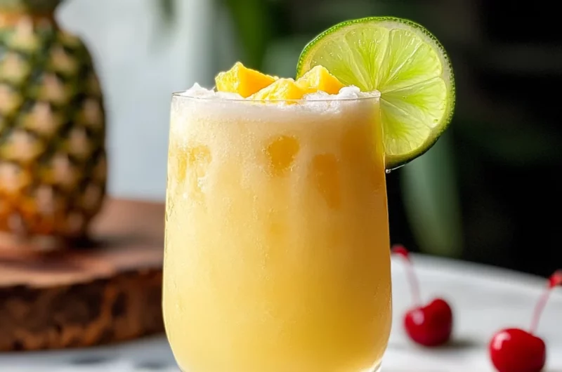 Non Alcoholic Piña Colada Punch