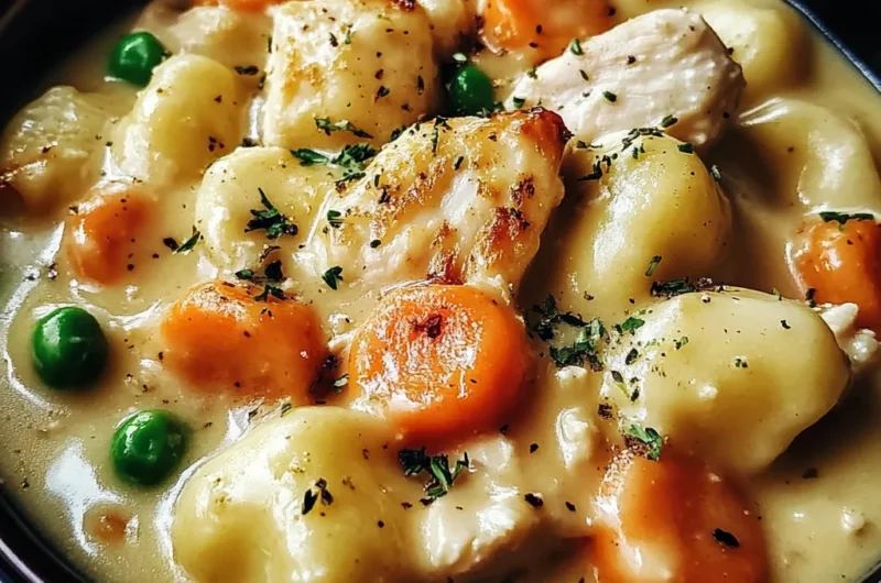 One Pot Gnocchi Chicken Pot Pie: An Amazing Ultimate Recipe