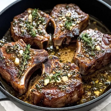 Pan Seared Lamb Chops