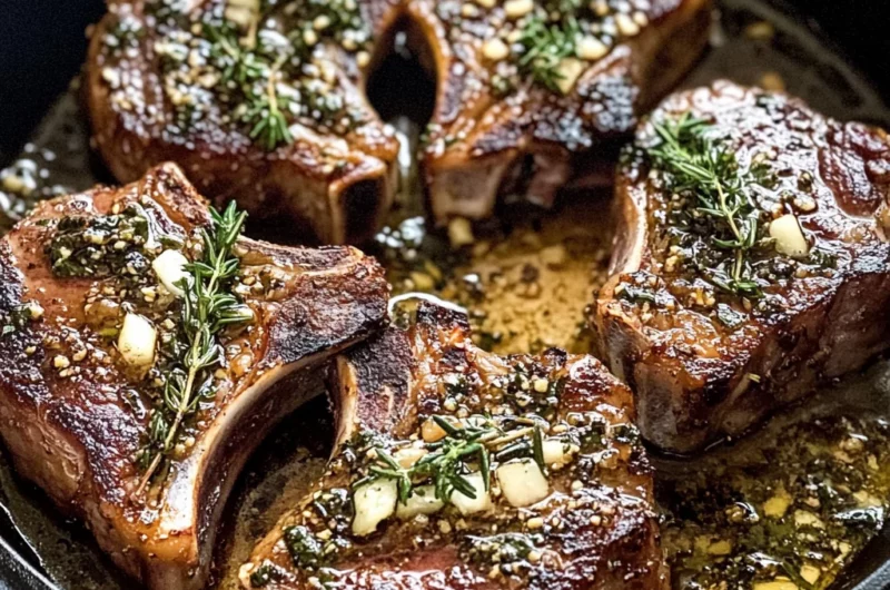 Pan Seared Lamb Chops