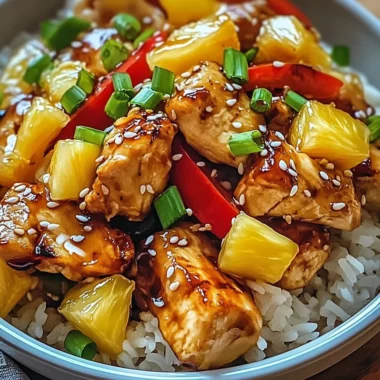 Pineapple Chicken and Rice