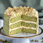 Pistachio Dacquoise Cake