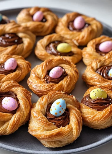 Puff Pastry Easter Nests