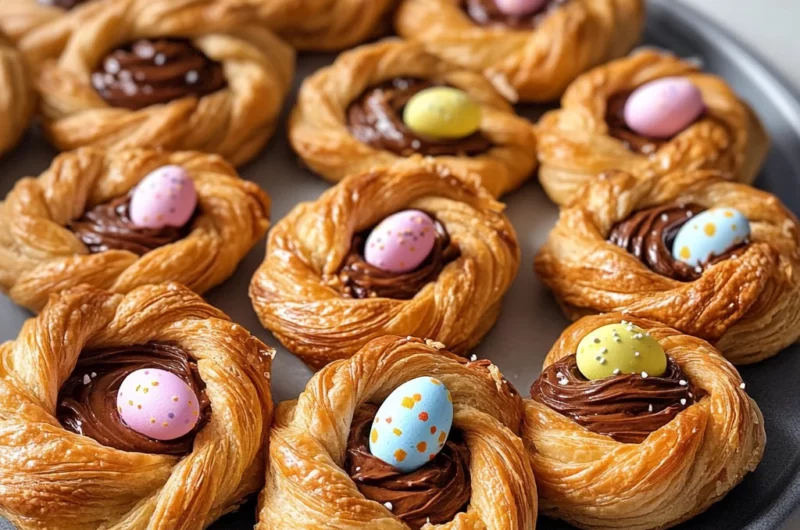 Puff Pastry Easter Nests