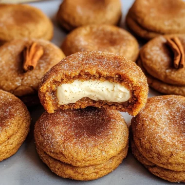 Pumpkin Cheesecake Cookies
