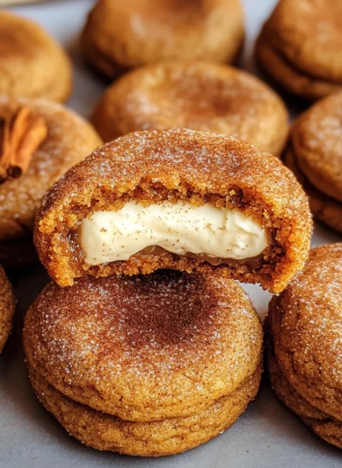 Pumpkin Cheesecake Cookies