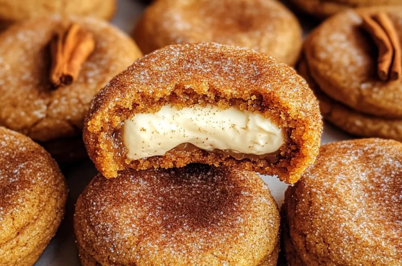 Pumpkin Cheesecake Cookies