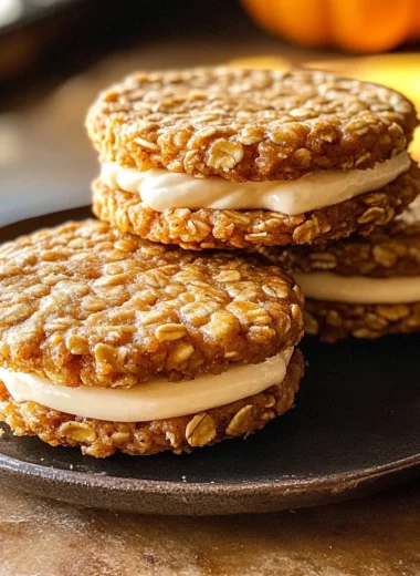 Pumpkin Oatmeal Cream Pies