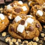 Pumpkin S'mores Cookies