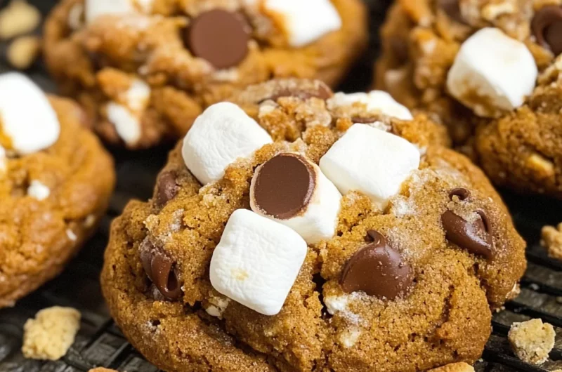 Pumpkin S'mores Cookies