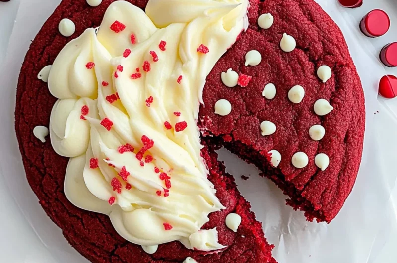 Red Velvet Cookie Cake