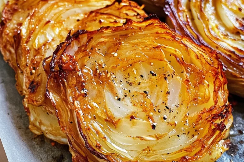 Roasted Cabbage Steaks Recipe