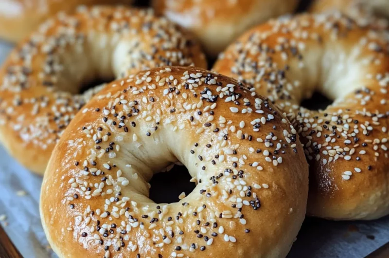 Schnelle Protein-Bagels