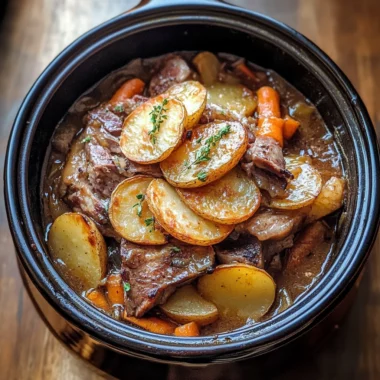 Slow Cooker Lamb Hotpot