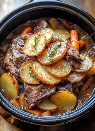 Slow Cooker Lamb Hotpot