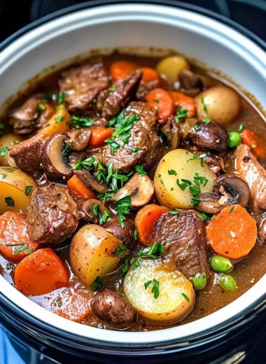 Slow Cooker Lamb Stew