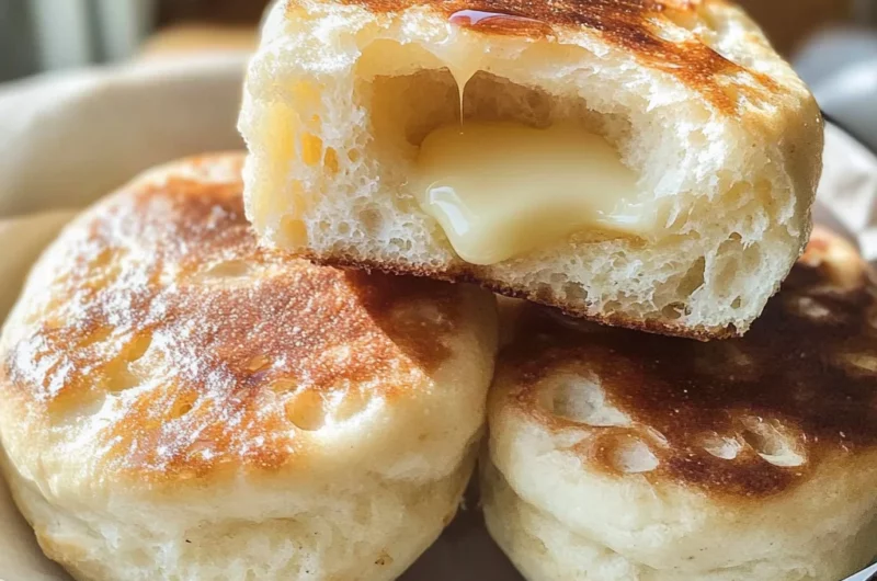 Sourdough Discard English Muffins Recipe