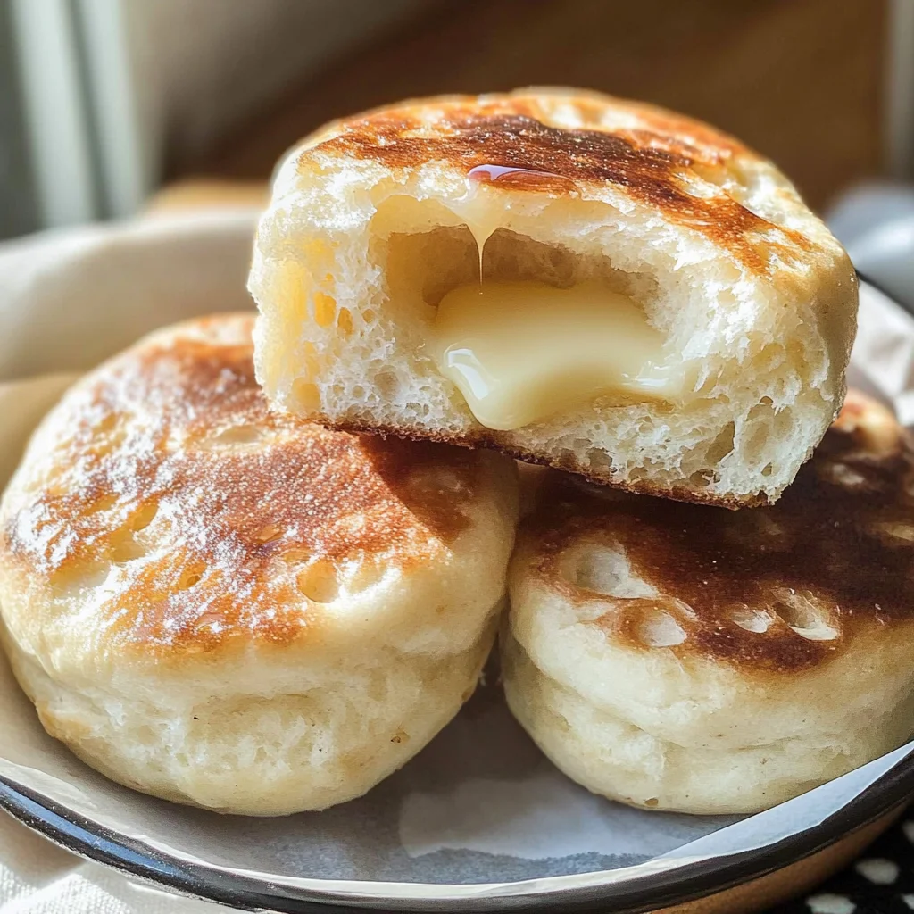 Sourdough Discard English Muffins Recipe