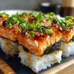 Spicy Salmon Sushi Bake Recipe
