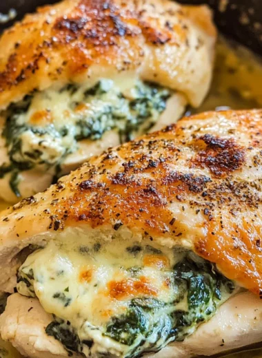 Spinach Stuffed Chicken Breasts