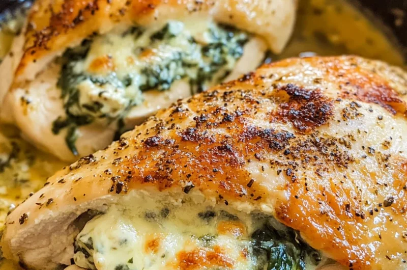 Spinach Stuffed Chicken Breasts