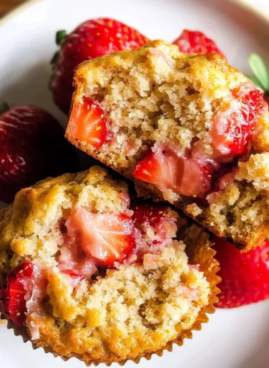 Strawberry Oatmeal Muffins