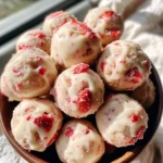 Strawberry Shortcake Energy Bites
