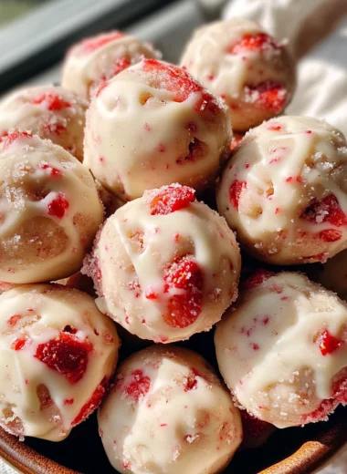 Strawberry Shortcake Energy Bites
