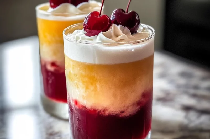 Tropical Cherry Rum Cocktail