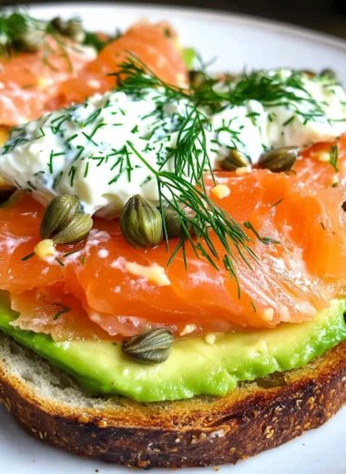 Avocado Toast with Smoked Salmon