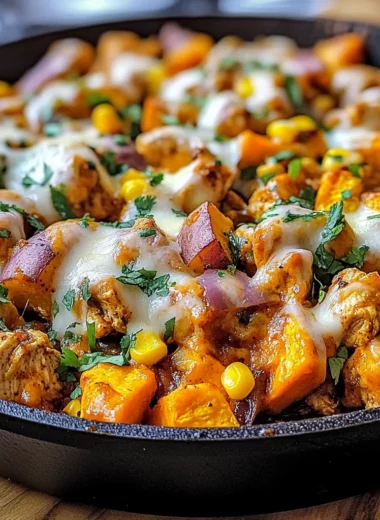 BBQ Chicken Sweet Potato Skillet: Cozy One-Pan Delight