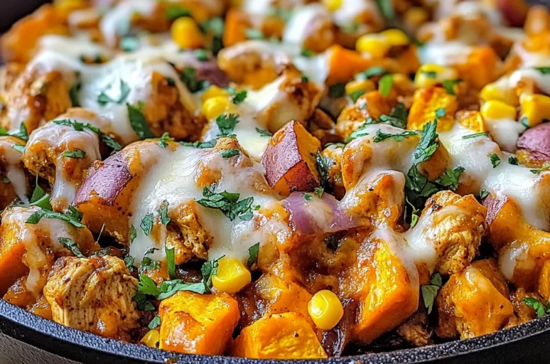 BBQ Chicken Sweet Potato Skillet: Cozy One-Pan Delight