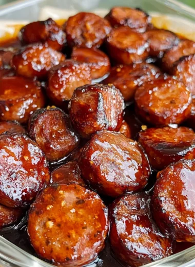 BBQ Sausage Bites