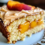 Best Peach Cake with Brown Sugar Frosting