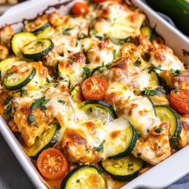 Chicken Zucchini Bake: An Incredible Ultimate Recipe for 4
