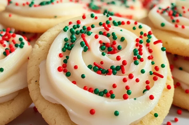 Christmas Sugar Cookies (Crumbl Copycat)