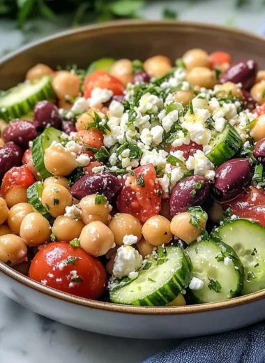 Classic Mediterranean Chickpea Salad