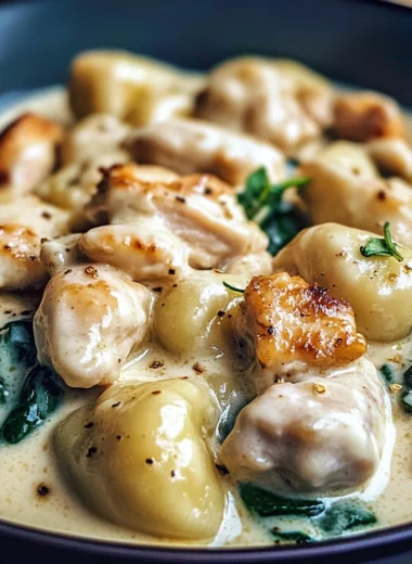 Creamy Chicken Gnocchi Recipe