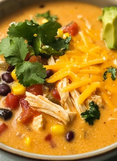 Creamy Chicken Tortilla Soup