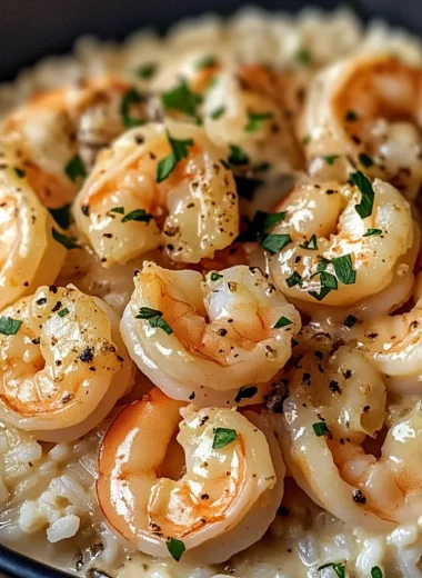Creamy Garlic Butter Shrimp Rice: Easy Comfort Food