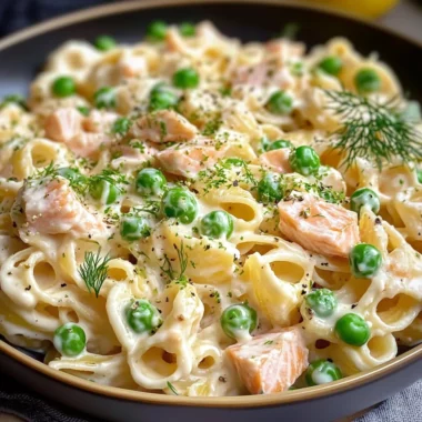 Creamy Hot Smoked Salmon Pasta