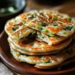 Crispy Chinese Scallion Pancakes (Cong You Bing)
